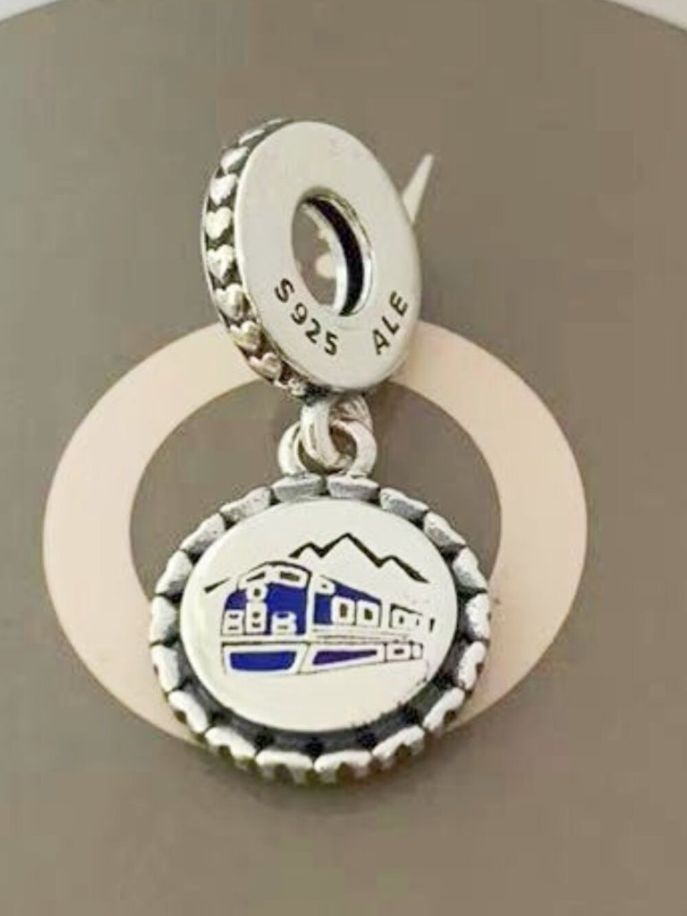 Pandora Canadian Rockies Charm Travel Pendant /S925 Sterling Silver Jewelry